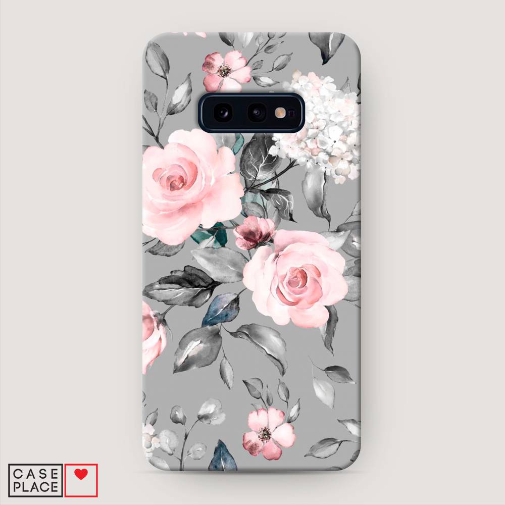 

Пластиковый чехол "Розы на сером" на Samsung Galaxy S10E, 27220-6