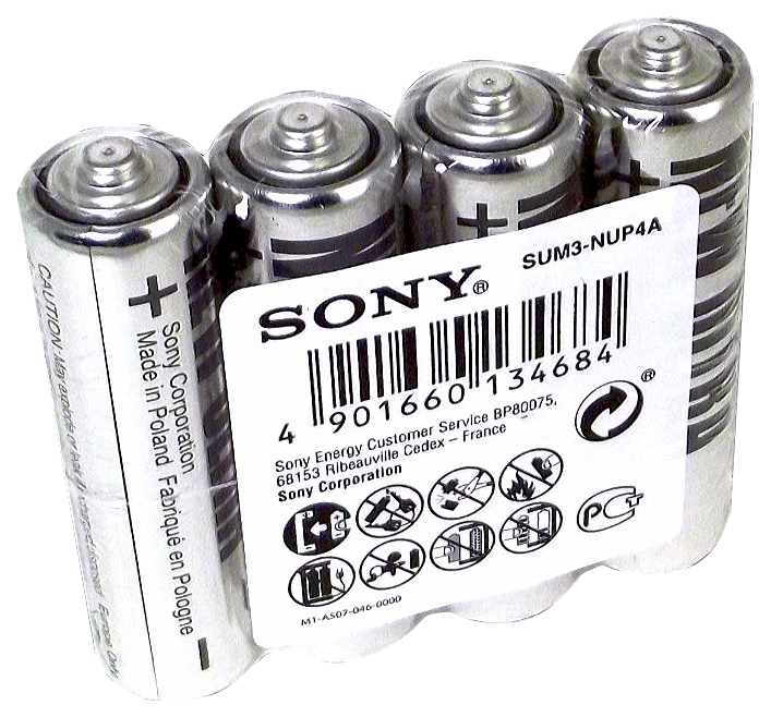 аккум. SONY R06 2100 mA blue\4бл\40, R06Sony