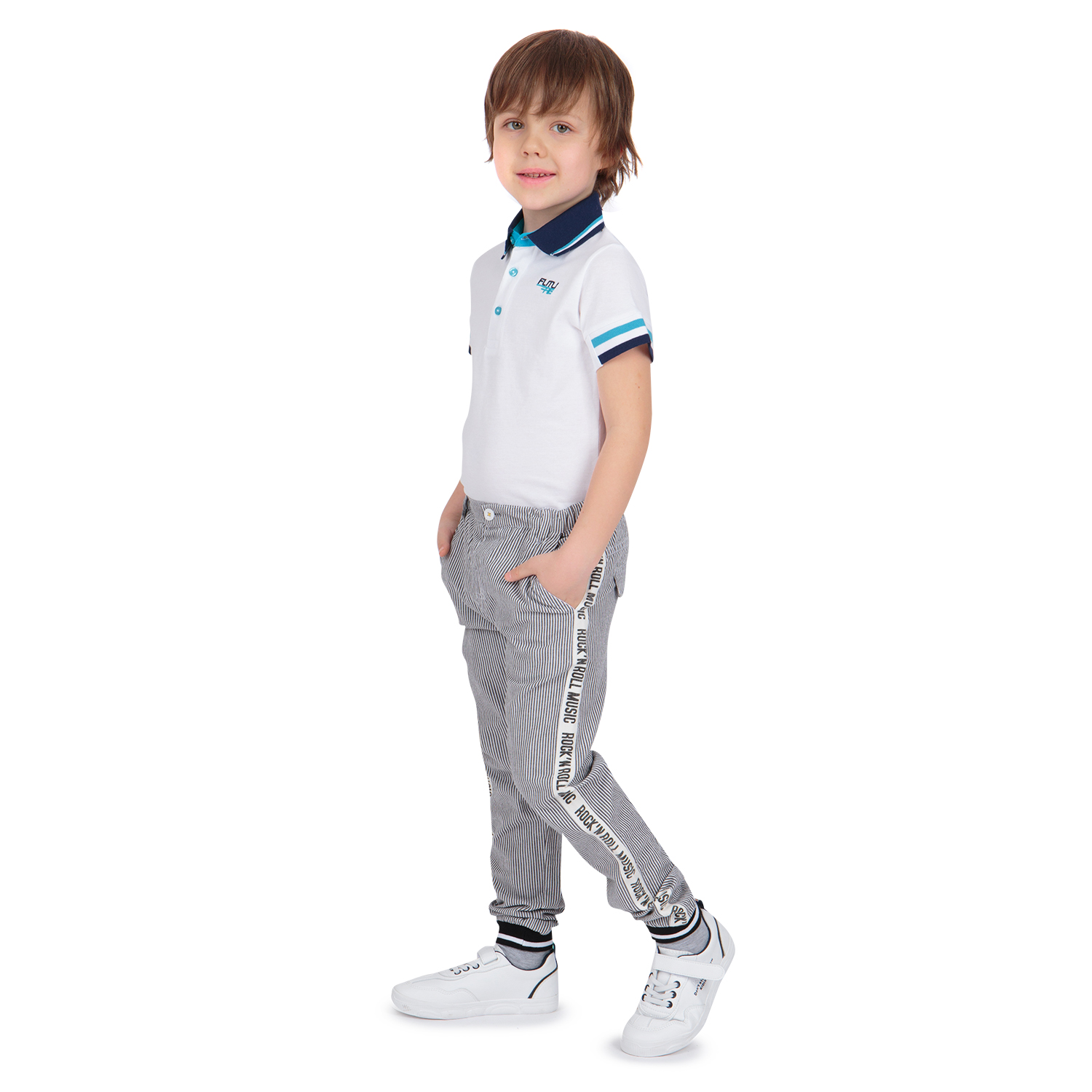 

Брюки Leader Kids серый р.116, SS20LM28M