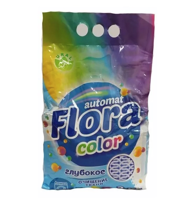 

Стиральный порошок Flora Color Автомат, 3 кг