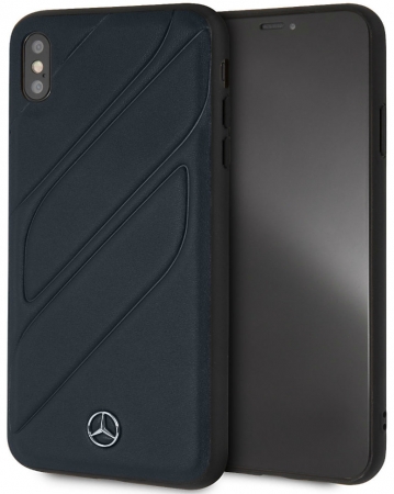 фото Чехол mercedes new organic i collection hard style case для iphone xs max (blue abyss) merсedes-benz