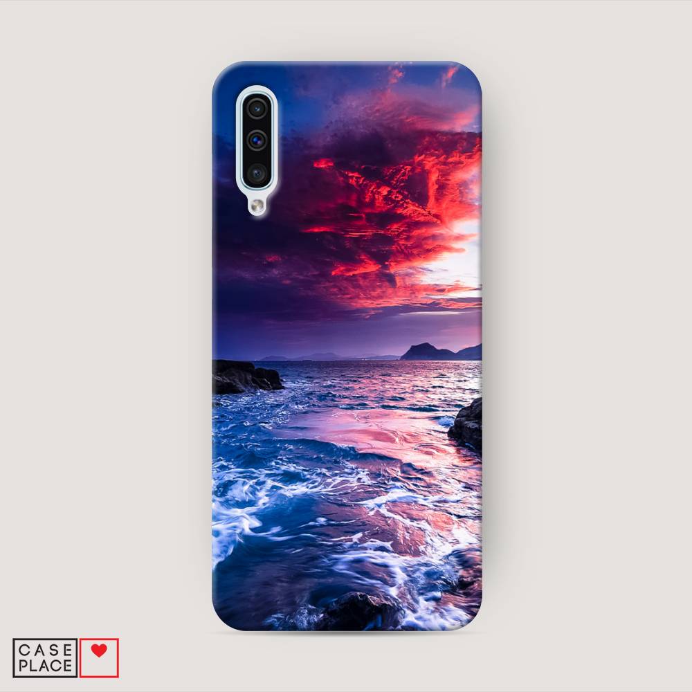

Пластиковый чехол "Волны 1" на Samsung Galaxy A30s, 28820-3