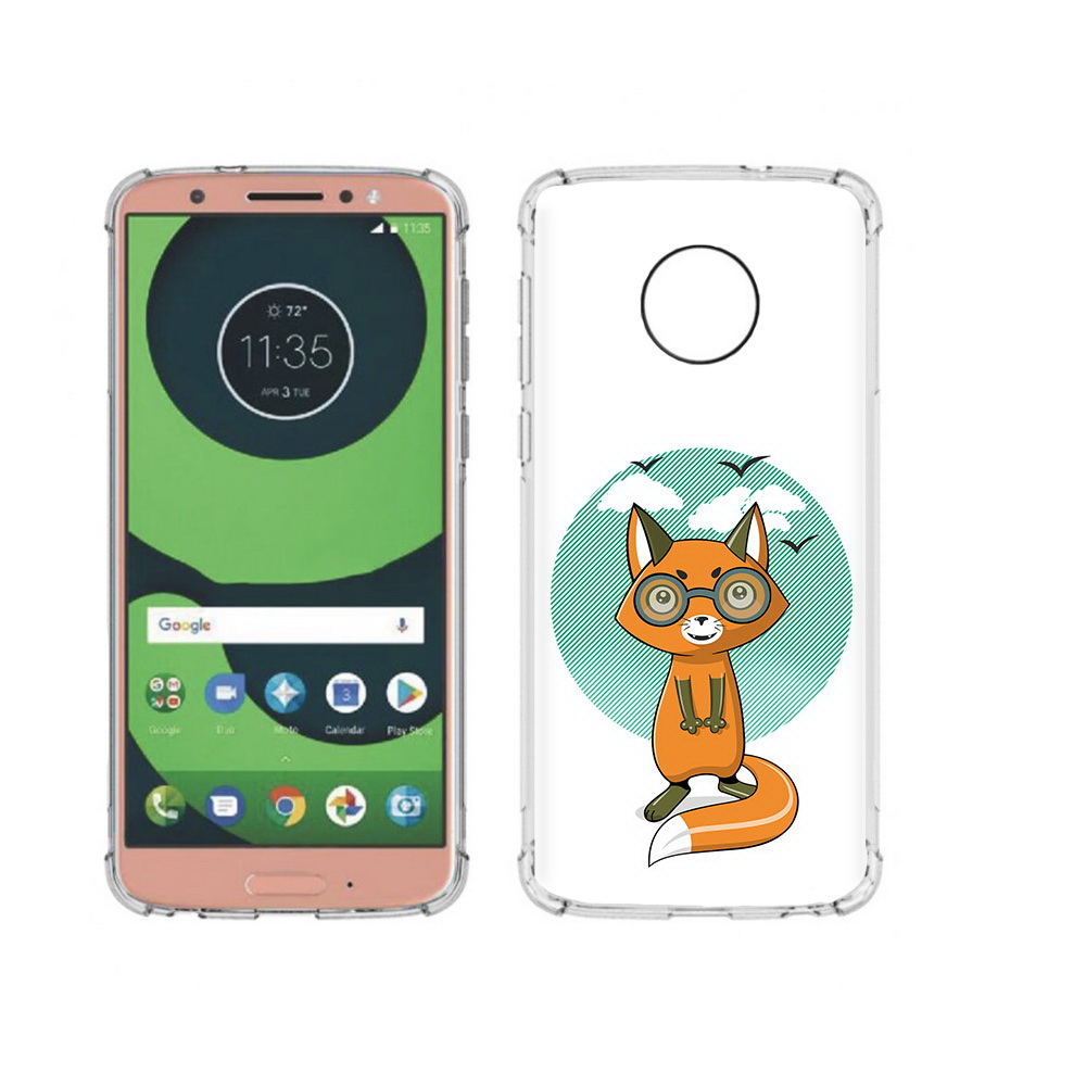 фото Чехол mypads tocco для motorola moto g6 задумчивая лиса (pt99805.376.348)