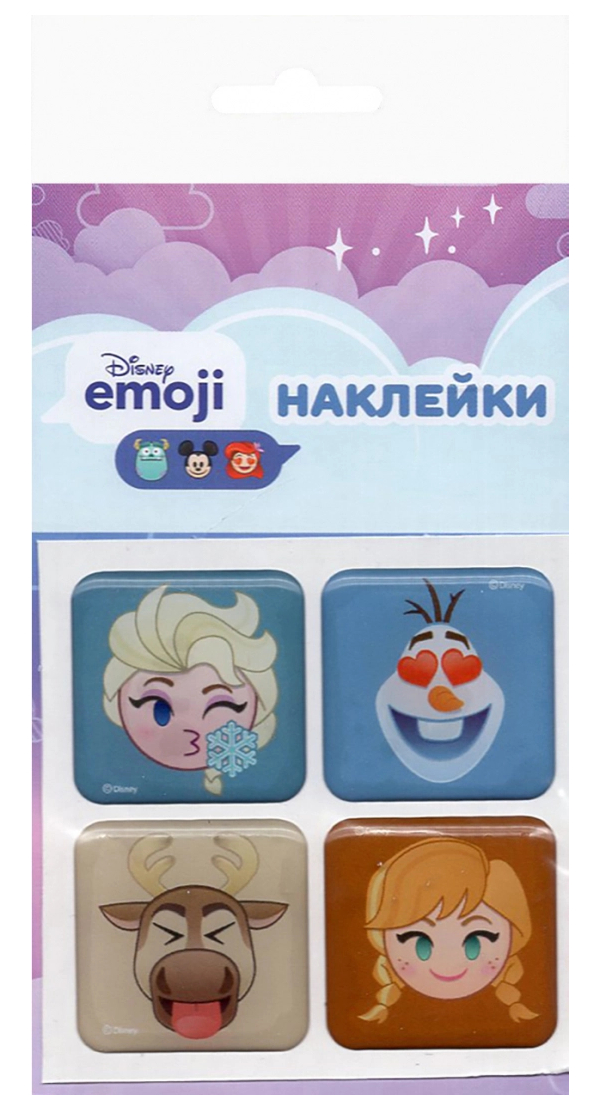 

Наклейки леденцовые для творчества Disney Эмоджи декоративные лицензионные 120 х 70 мм