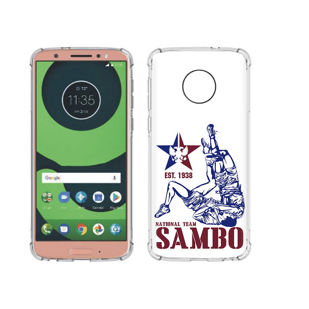 

Чехол MyPads Tocco для Motorola Moto G6 единоборства самбо (PT99805.376.344), Прозрачный, Tocco