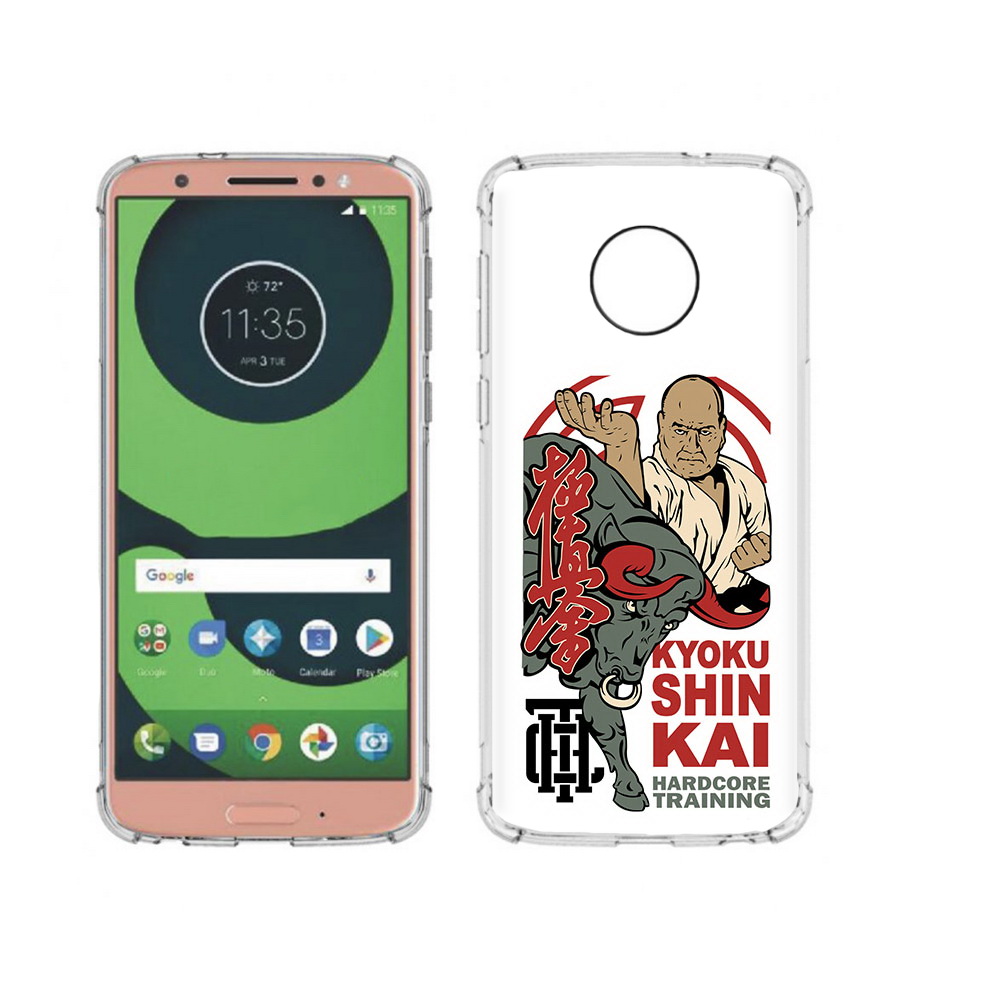

Чехол MyPads Tocco для Motorola Moto G6 единоборства рисунок (PT99805.376.343), Прозрачный, Tocco