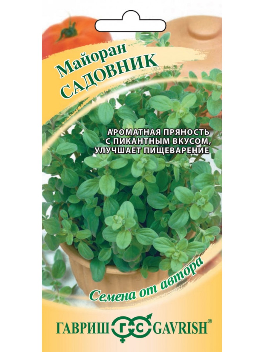 

Семена Гавриш Майоран Садовник 10 упаковок по 01 гр.