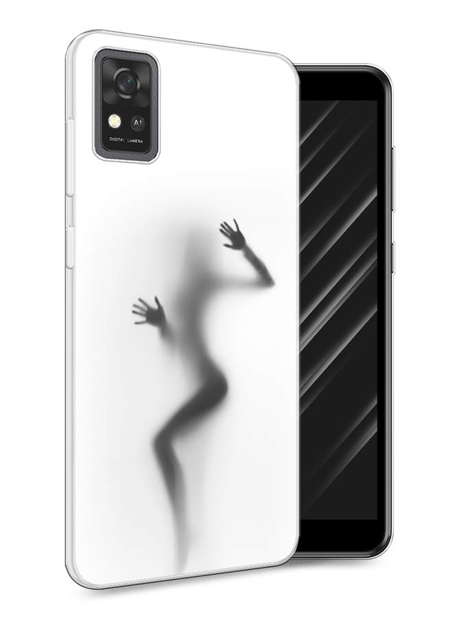 

Чехол Awog на ZTE Blade A31 / ЗТЕ Блэйд A31 "Девушка в душе", Разноцветный, 134650-7