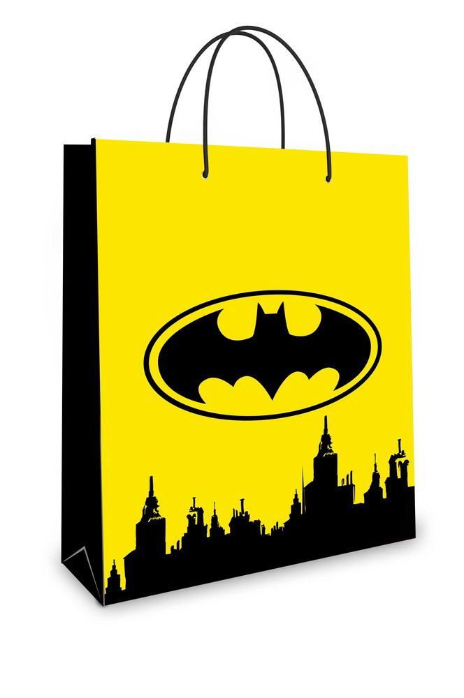

Пакет подарочный 18 х 22,3 х 10 см ND Play Batman желтый