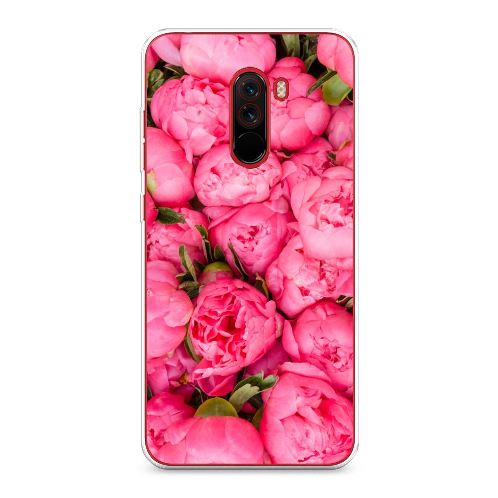 

Силиконовый чехол "Прекрасные пионы" на Xiaomi Pocophone F1, Разноцветный, 34450-8