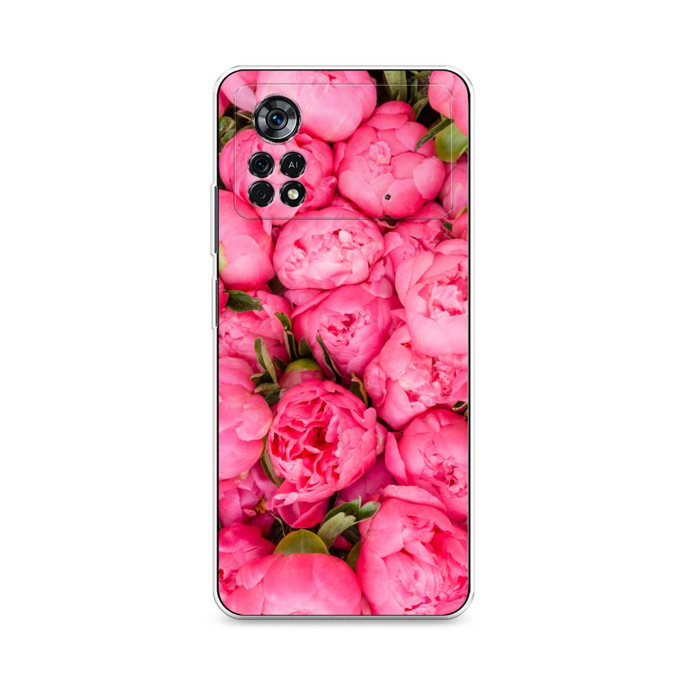 

Силиконовый чехол "Прекрасные пионы" на Xiaomi Poco X4 Pro 5G, Разноцветный, 313150-8