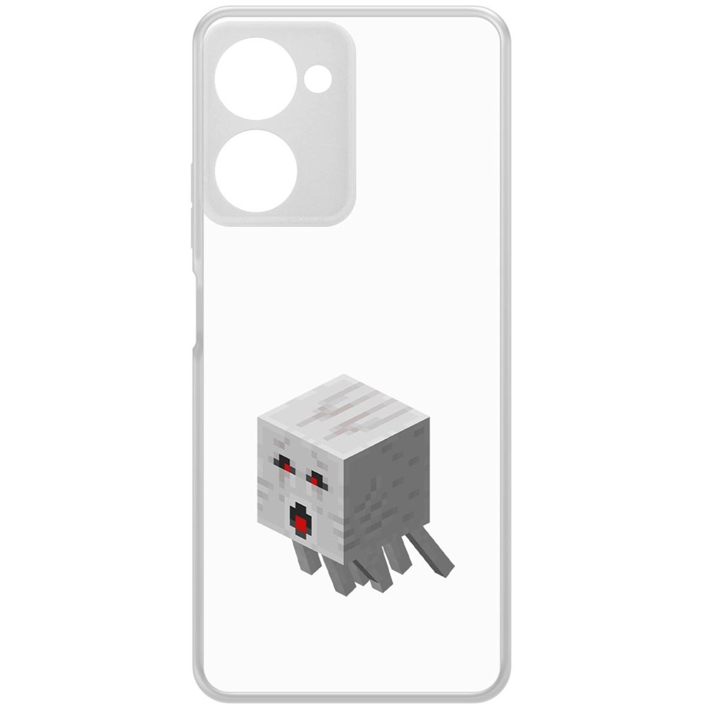 

Чехол-накладка Krutoff Clear Case Minecraft-Гаст для Realme 10 Pro, Прозрачный