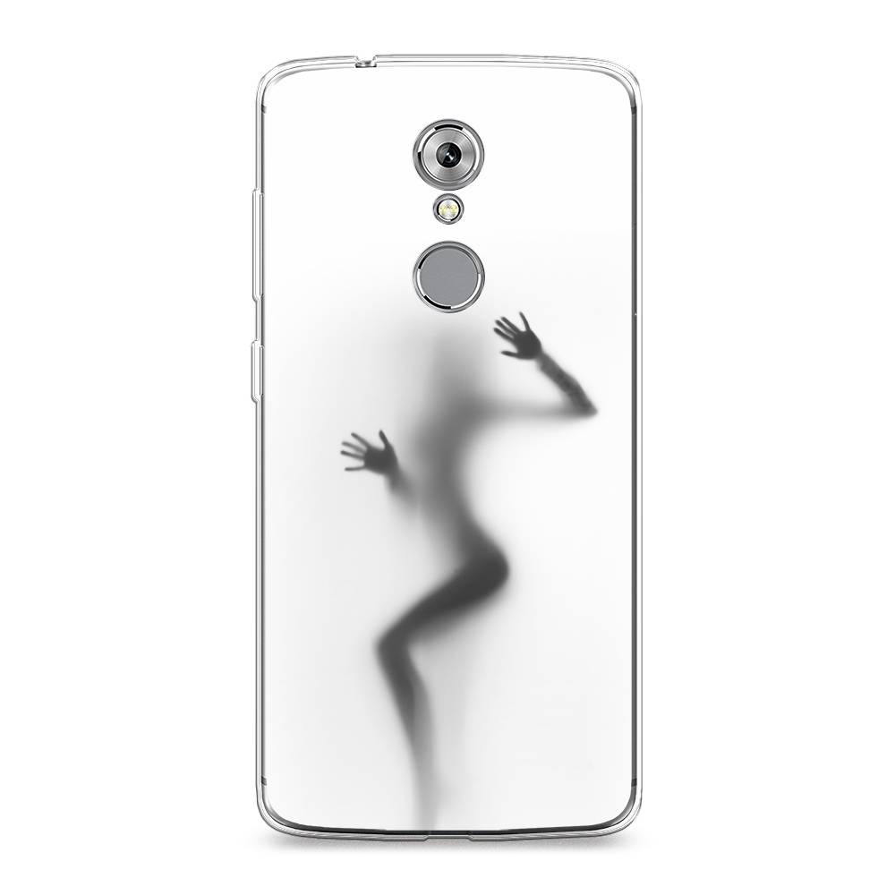 

Чехол Awog на ZTE Axon 7 / ЗТЕ Аксон 7 "Девушка в душе", Разноцветный, 131450-7