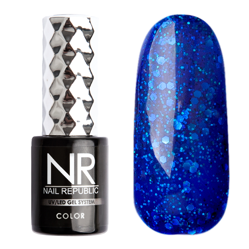

Гель-лак Nail Republic №460 (Мерцающий ультрамариновый), 10 мл