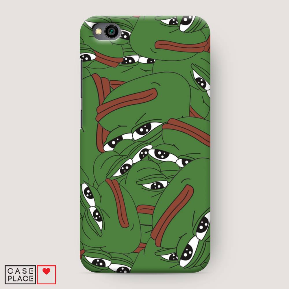 

Пластиковый чехол "Печальный frog" на Xiaomi Redmi Go, 35120-7