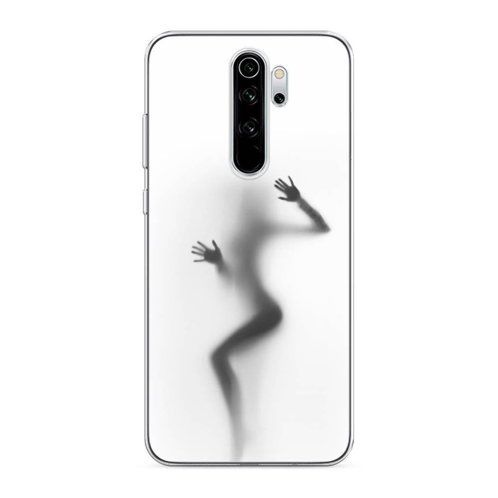 фото Силиконовый чехол "девушка в душе" на xiaomi redmi note 8 pro awog