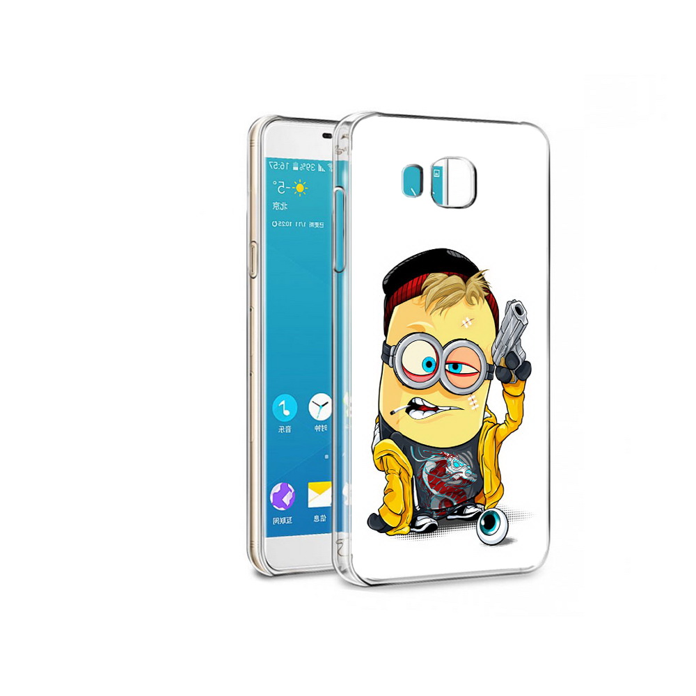 

Чехол MyPads Tocco для Samsung Galaxy Alpha миньон бандит (PT13063.503.475), Прозрачный, Tocco