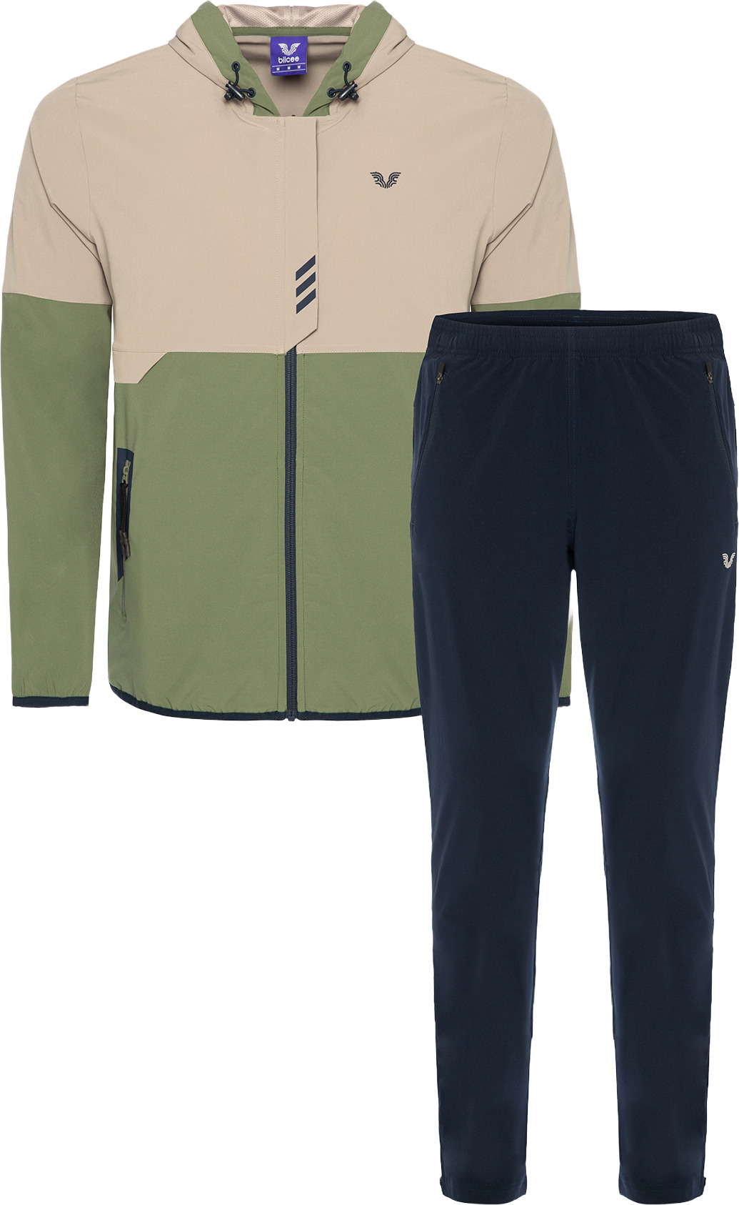 

Костюм мужской Bilcee TB22ML01S0222-1-1623 зеленый XXL, TB22ML01S0222-1-1623