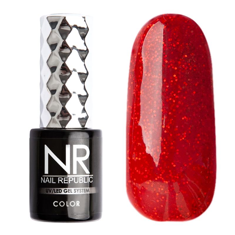 

Гель-лак Nail Republic №433 (Мерцающий рождетвенский), 10 мл