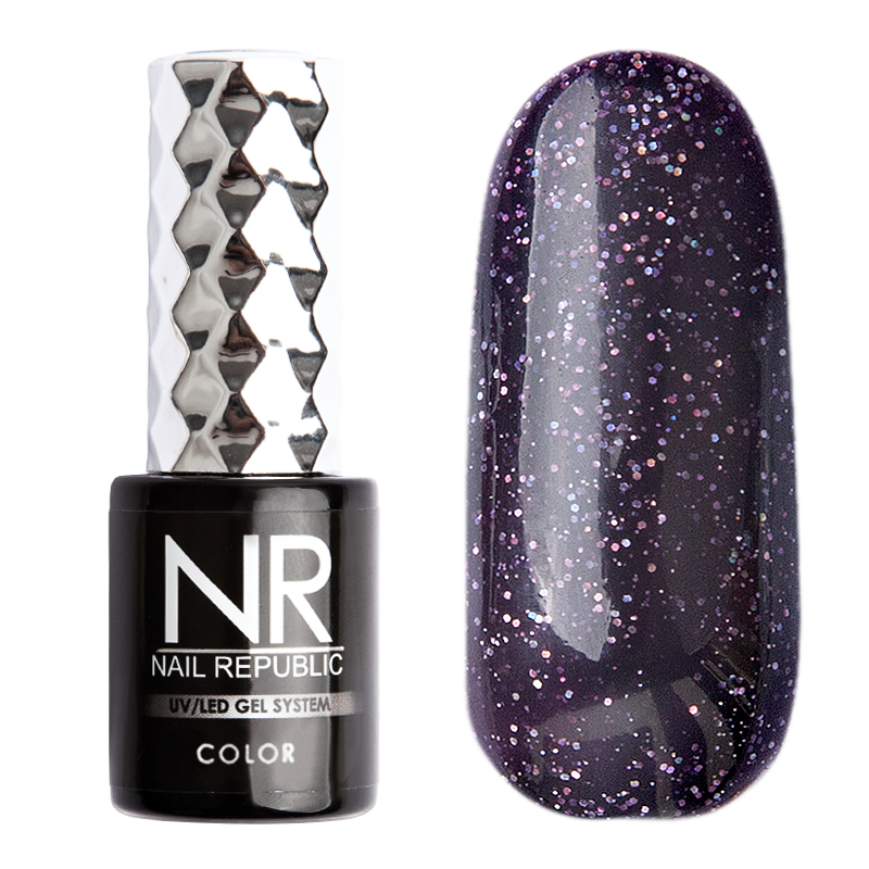 

Гель-лак Nail Republic №423 (Мерцающий индиго), 10 мл