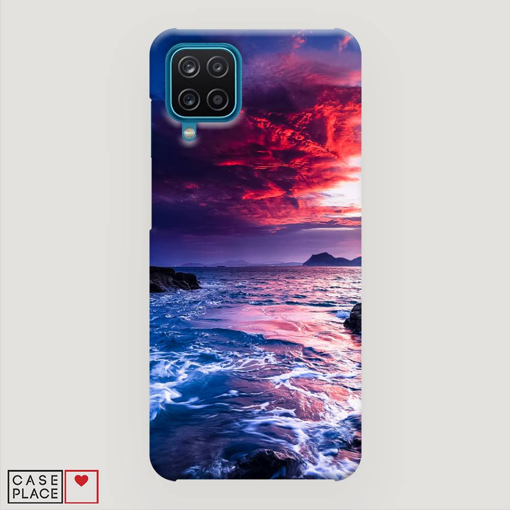 

Пластиковый чехол "Волны 1" на Samsung Galaxy A12, 2101620-3