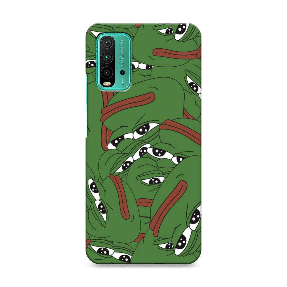 

Пластиковый чехол "Печальный frog" на Xiaomi Redmi 9T, 39820-7