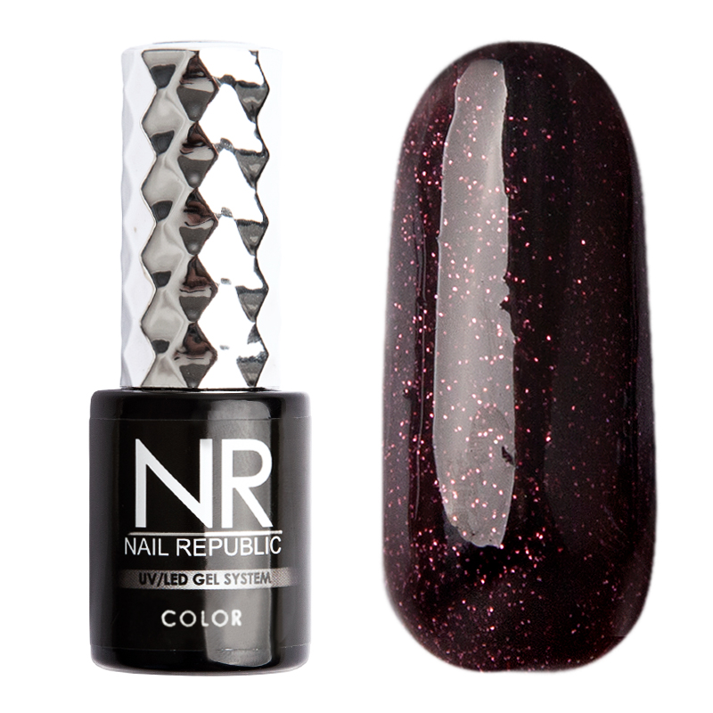 

Гель-лак Nail Republic №398 (Мерцающий красный салют), 10 мл