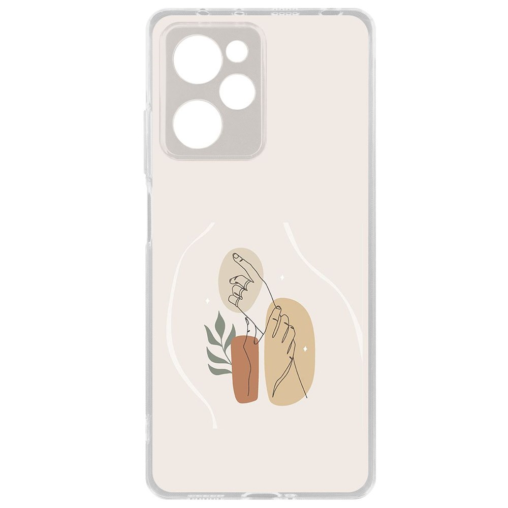 

Чехол-накладка Krutoff Clear Case Тонкость для Xiaomi Poco X5 Pro, Прозрачный
