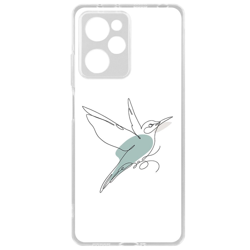 

Чехол-накладка Krutoff Clear Case Легкость для Xiaomi Poco X5 Pro, Прозрачный