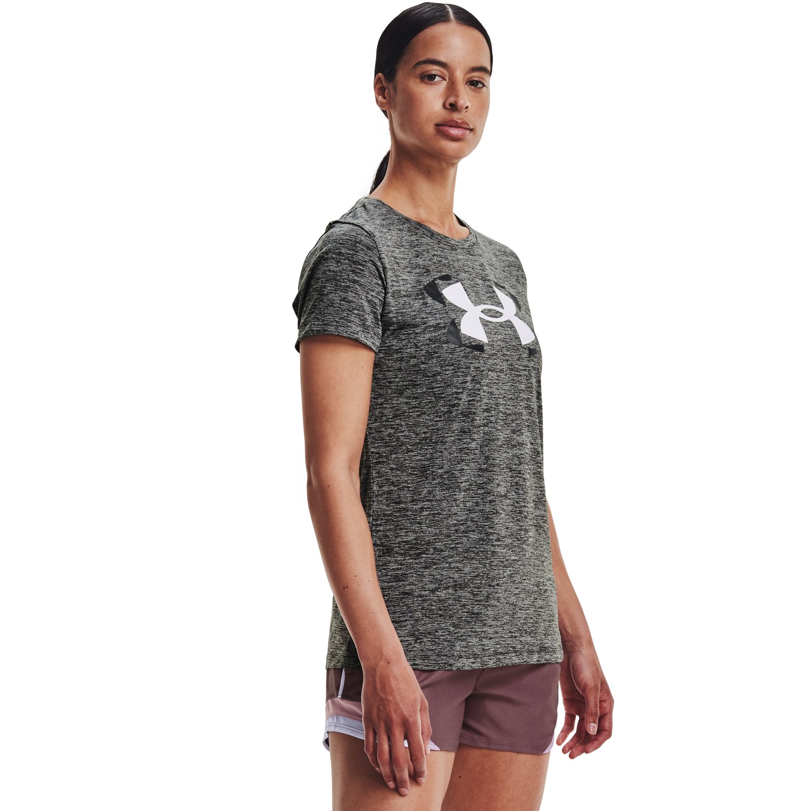 фото Футболка женская under armour 1366125 серая s/m