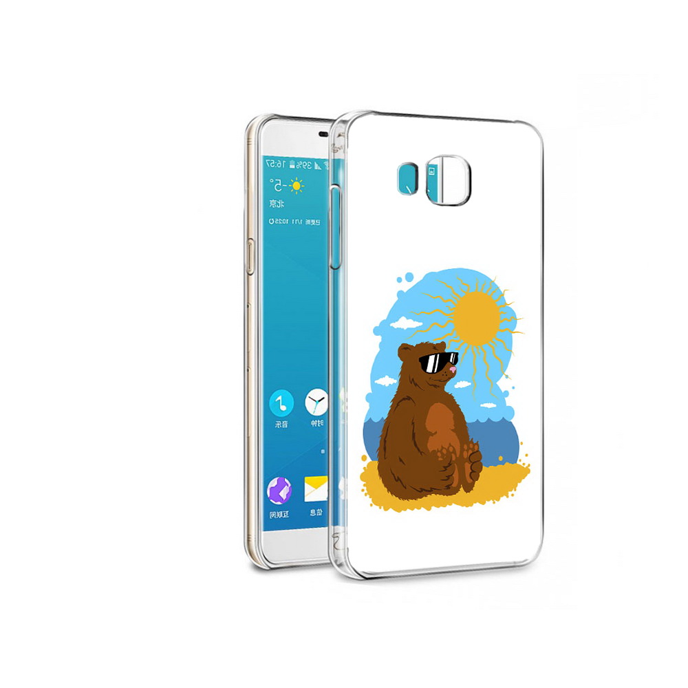 

Чехол MyPads Tocco для Samsung Galaxy Alpha медведь на чиле (PT13063.503.468), Прозрачный, Tocco