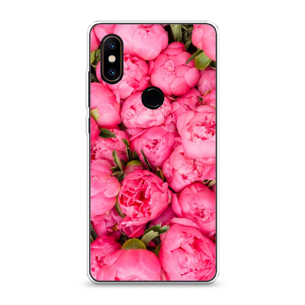 

Силиконовый чехол "Прекрасные пионы" на Xiaomi Mi Mix 2S, Разноцветный, 33450-8