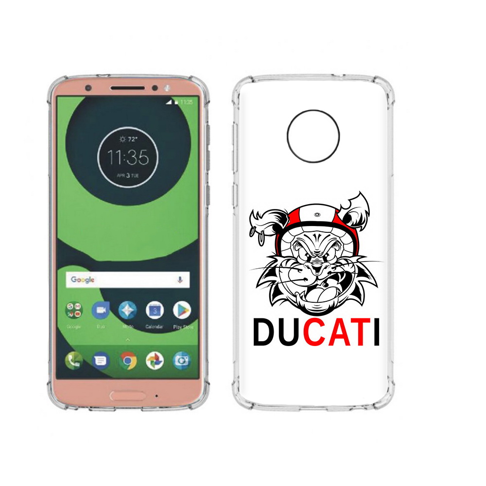 

Чехол MyPads Tocco для Motorola Moto G6 дукати (PT99805.376.339), Прозрачный, Tocco