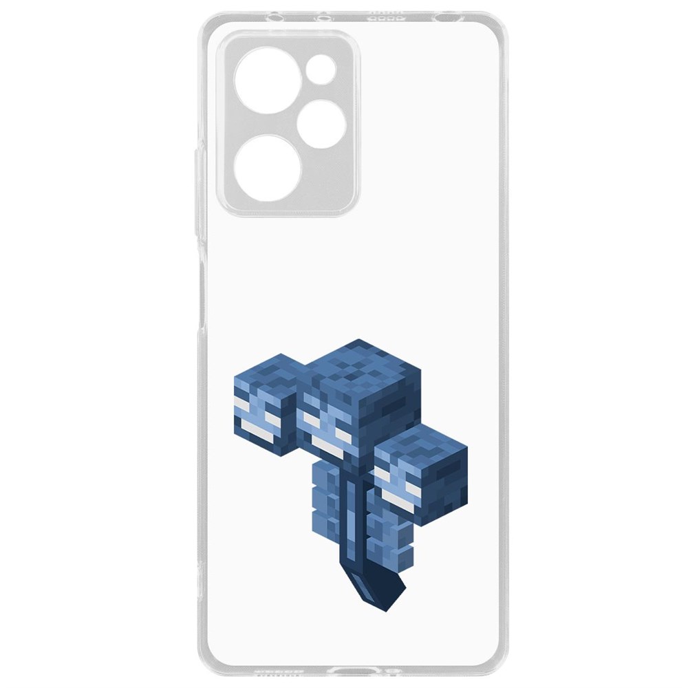 

Чехол-накладка Krutoff Clear Case Minecraft-Иссушитель для Xiaomi Poco X5 Pro, Прозрачный