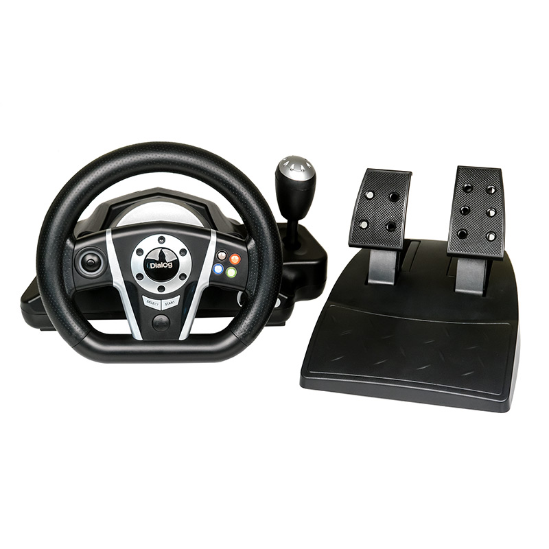 

Игровой руль Dialog Gran Tourismo GW-135VR, Черный, GW-135VR
