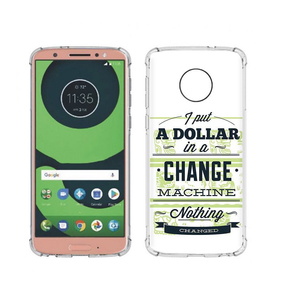 

Чехол MyPads Tocco для Motorola Moto G6 доллар надпись (PT99805.376.336), Прозрачный, Tocco