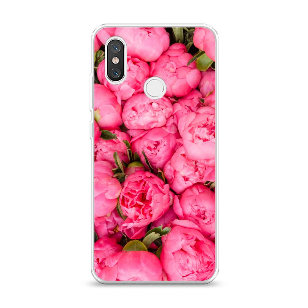 

Силиконовый чехол "Прекрасные пионы" на Xiaomi Mi 8, Разноцветный, 33550-8