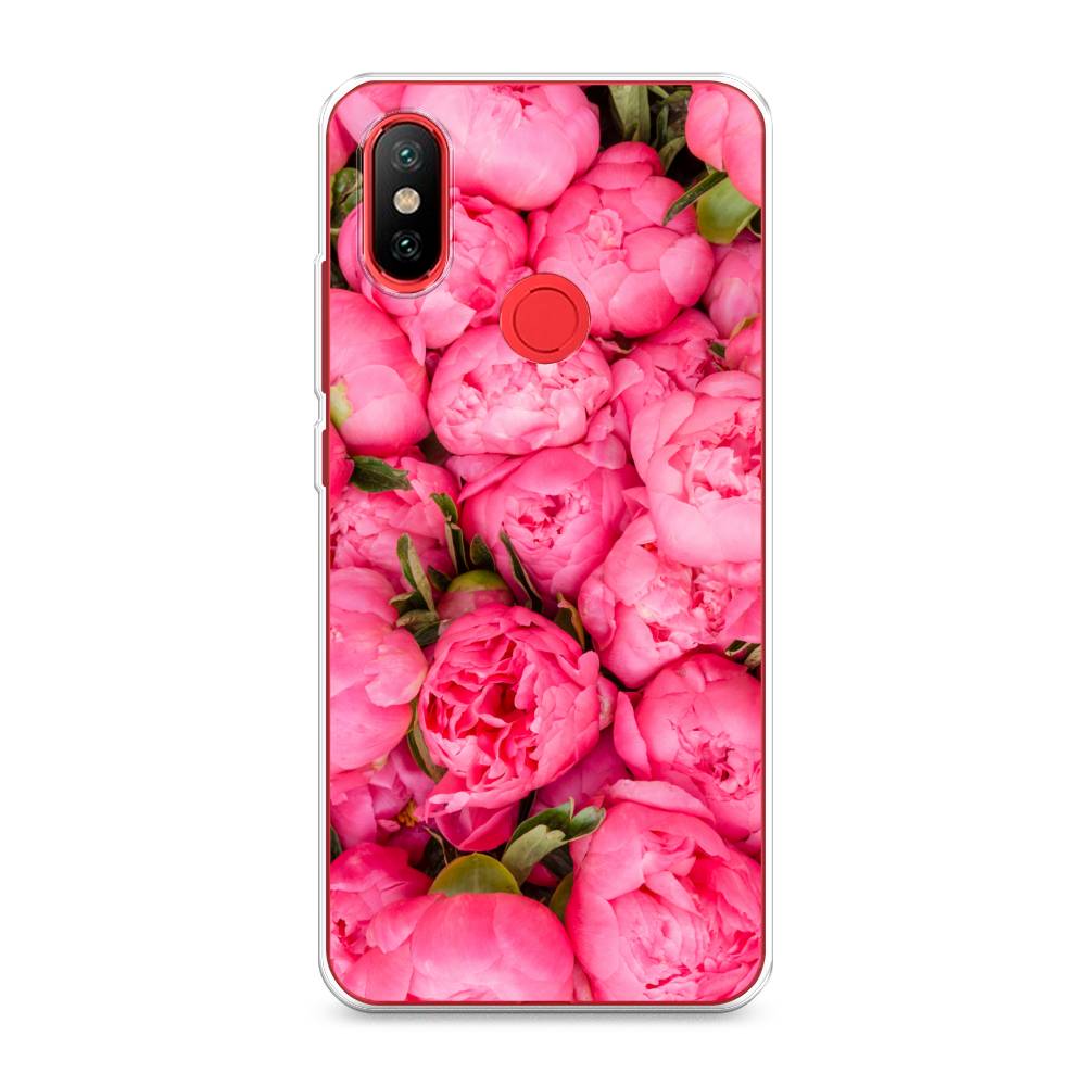

Силиконовый чехол "Прекрасные пионы" на Xiaomi Mi 6X, 33250-8