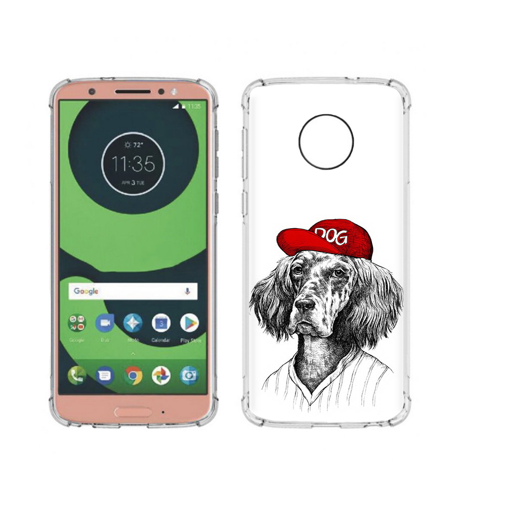 

Чехол MyPads Tocco для Motorola Moto G6 дог (PT99805.376.333), Прозрачный, Tocco