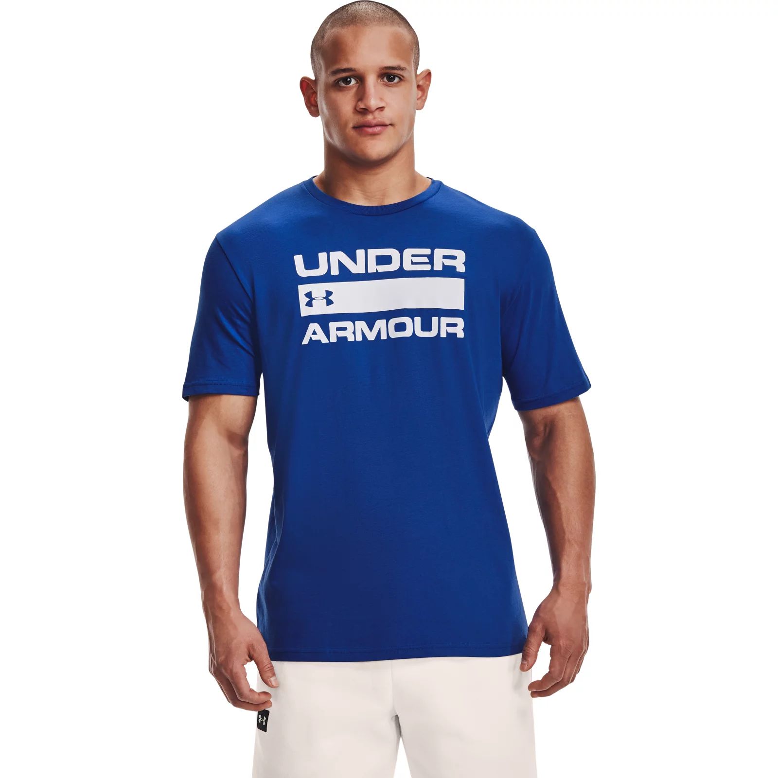 фото Футболка мужская under armour 1329582-432 синяя xl