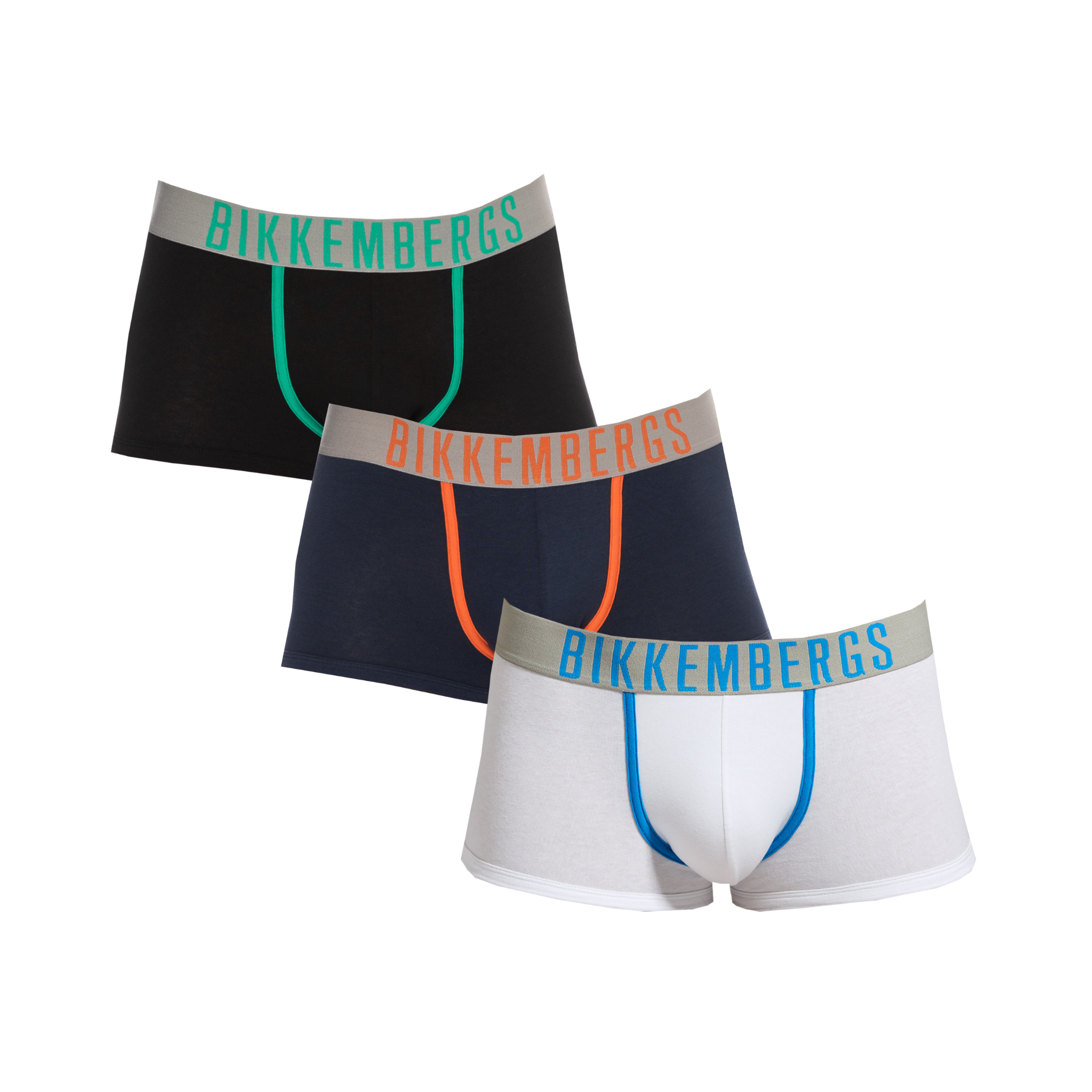 

Комплект трусов мужских Bikkembergs BKK1UTR12TR разноцветных XL, 3 шт., Разноцветный, BKK1UTR12TR