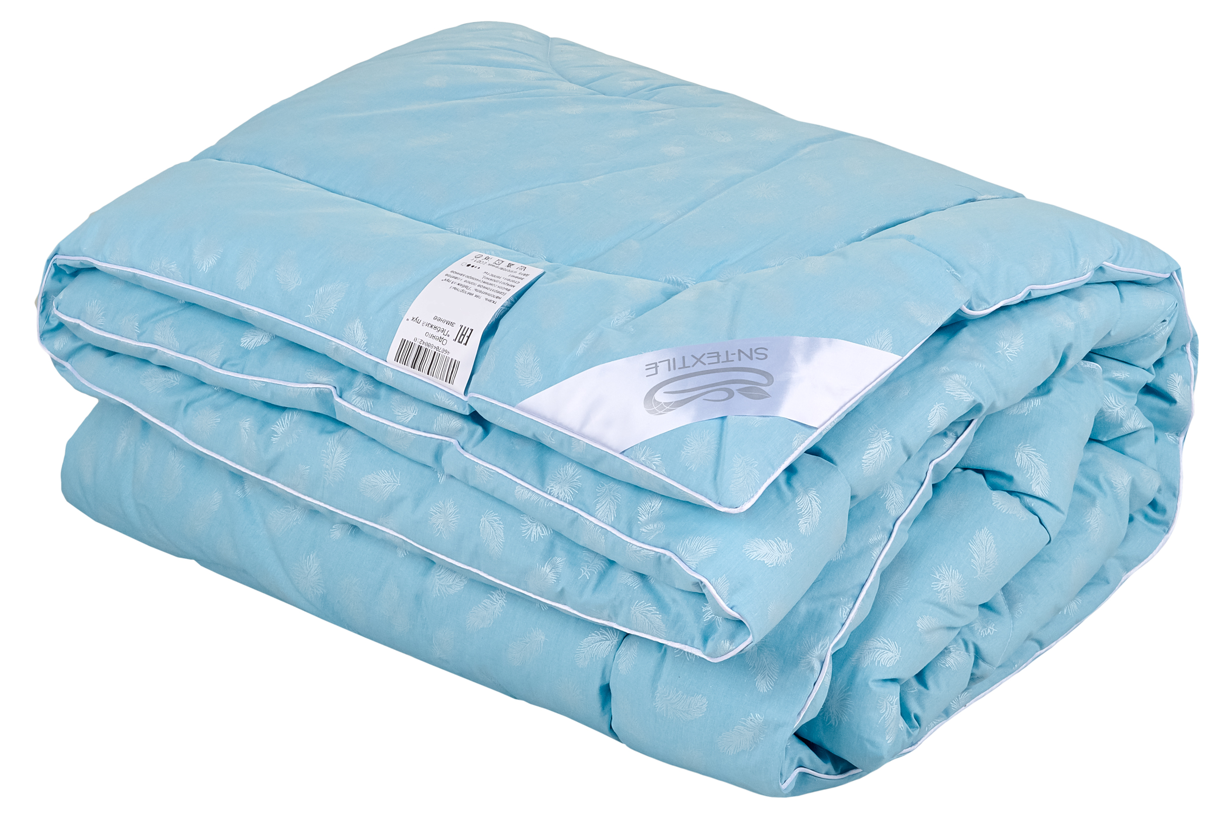 Одеяло,Sn-Textile лебяжий пух 2 спальное тик 172х205 теплое зимнее