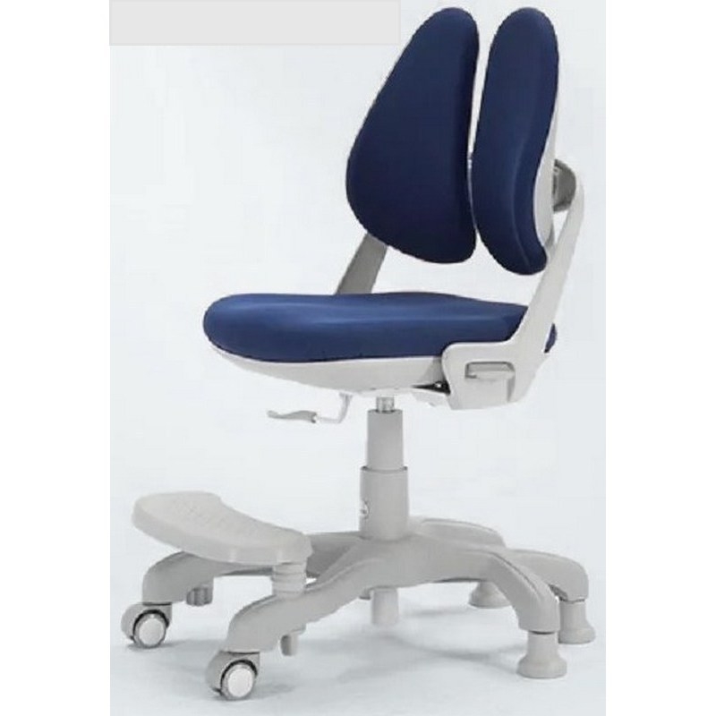 Ортопедическое подростковое кресло с подножкой Falto Kids Duo HTY-CS23 / синее