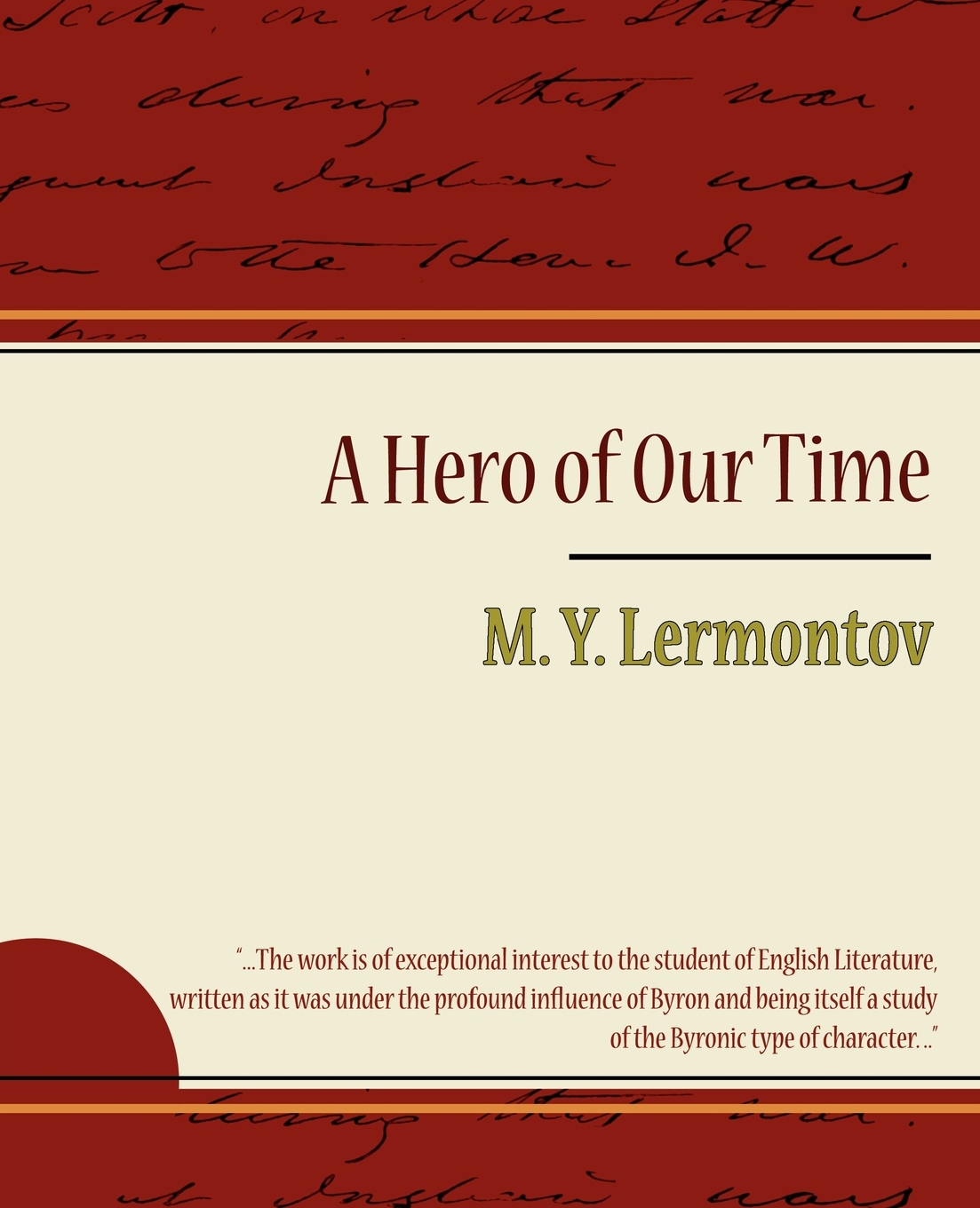 

A Hero of Our Time - Lermontov