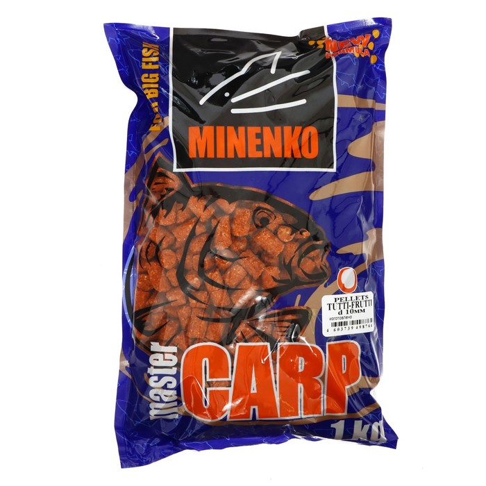 

MINENKO Пеллетс MINENKO Master Carp, Тутти-Фрутти, 10 мм, 1 кг, Коричневый