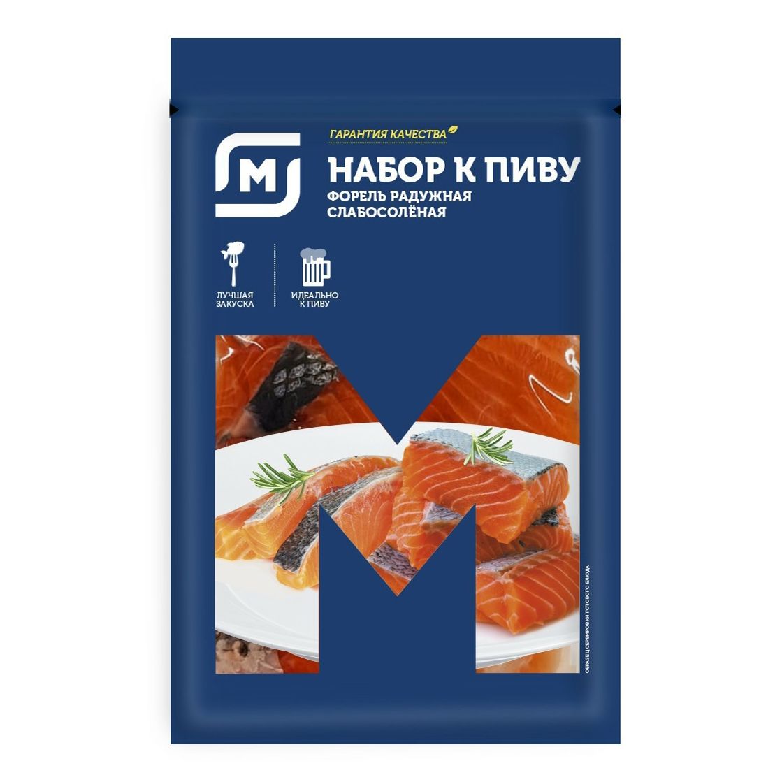 

Форель холодного копчения Магнит Набор к пиву филе 150 г