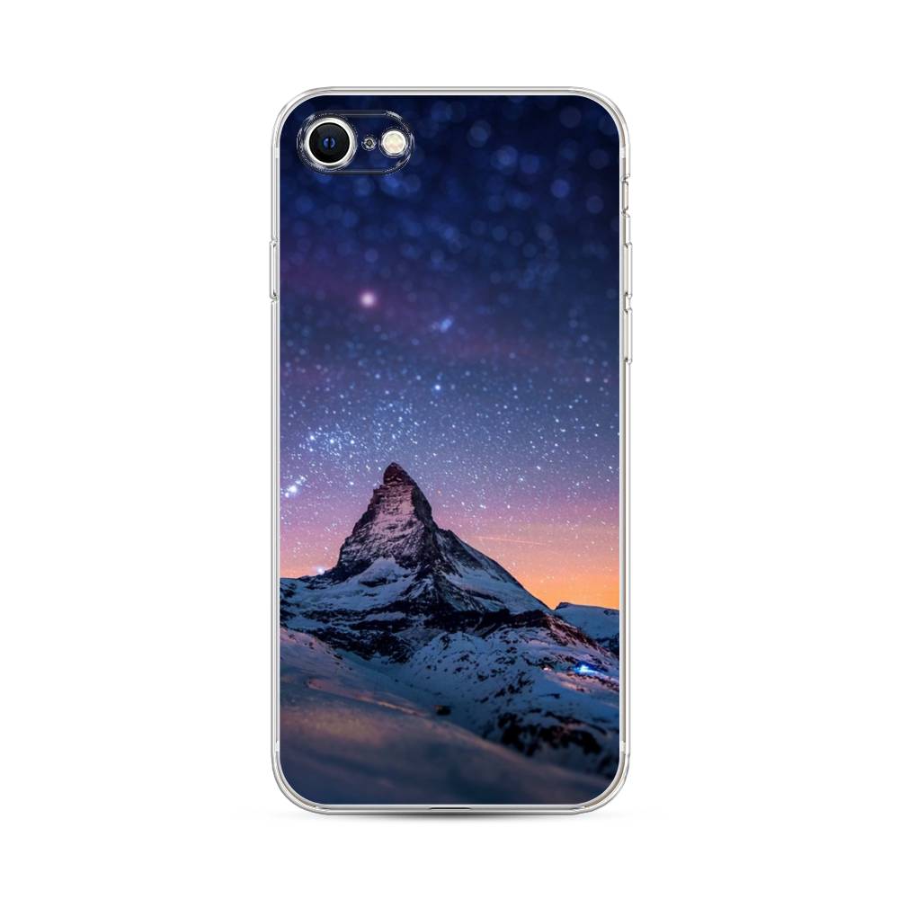 фото Силиконовый чехол "ночные пейзажи 5" на apple iphone se 2022 awog