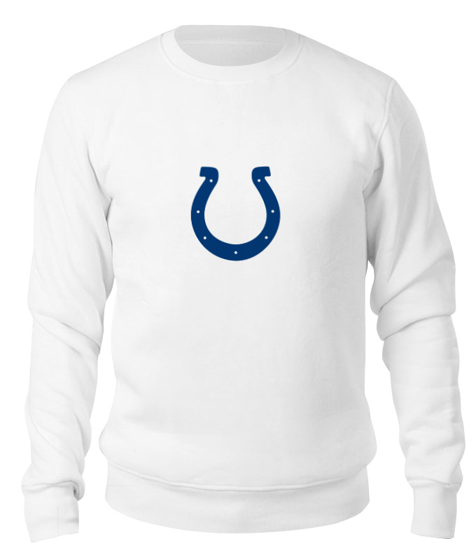 

Свитшот унисекс Printio Indianapolis colts белый L, Indianapolis colts