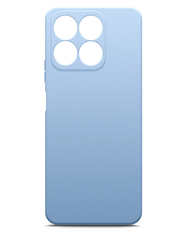 

Чехол Brozo на Honor X8a, силиконовый голубой(матовый), Honor X8a