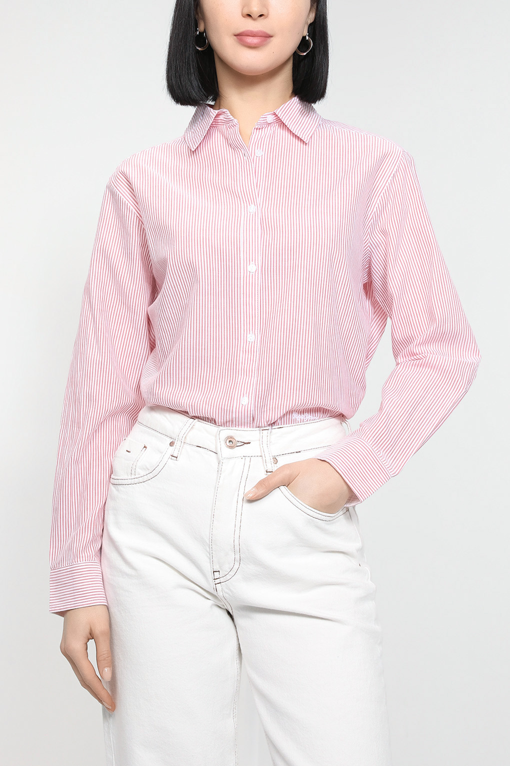 

Рубашка женская Pepe Jeans London PL304444 красная L, Красный, PL304444